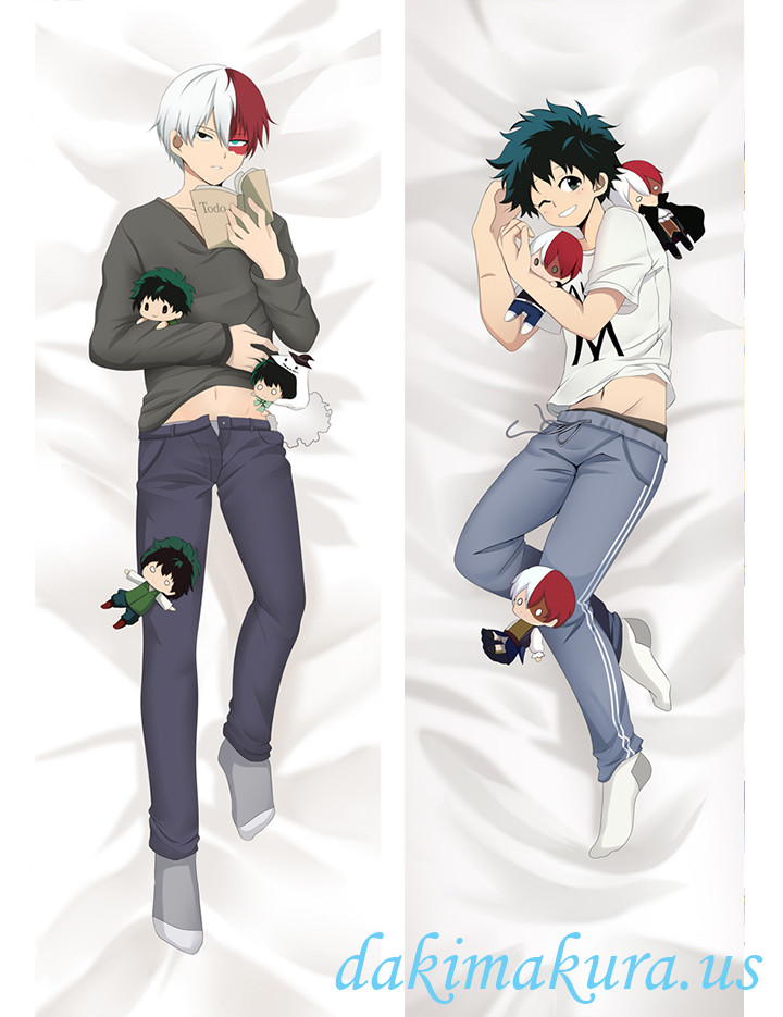 NEW SHOUTO TODOROKI AND IZUKU MIDORIYA - BOKU NO HERO ACADEMIA MALE ANIME DAKIMAKURA PILLOW COVER